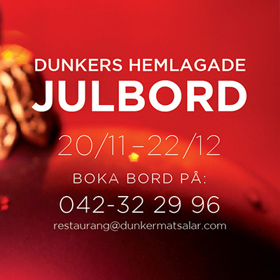 Julbord på Dunker Bar & Matsalar i HELSINGBORG | Julbordsportalen.se