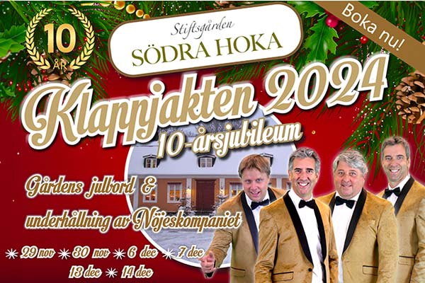 Julbord på Stiftsgården Södra Hoka i ASARUM | Julbordsportalen.se