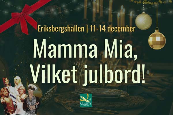 Glittrande julshow med Abba hits