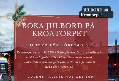 Julbord på Kroatorpet