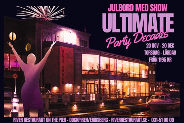 Julbord på River Restaurant on the Pier i GÖTEBORG | Julbordsportalen.se