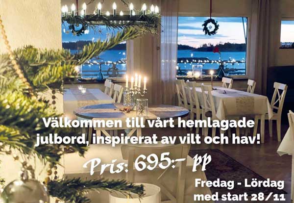 Fyruddens hemlagade julbord!