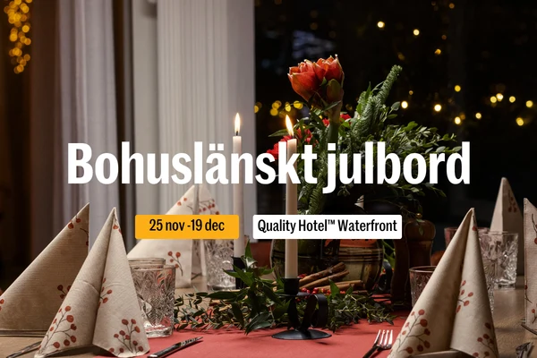 Julbord p&aring; Quality Hotel Waterfront i GÖTEBORG | Julbordsportalen.se