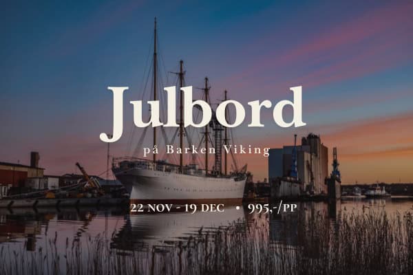 Julbord på Barken Viking i GÖTEBORG | Julbordsportalen.se