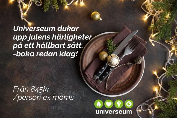 Julbord på Universeum i GÖTEBORG | Julbordsportalen.se