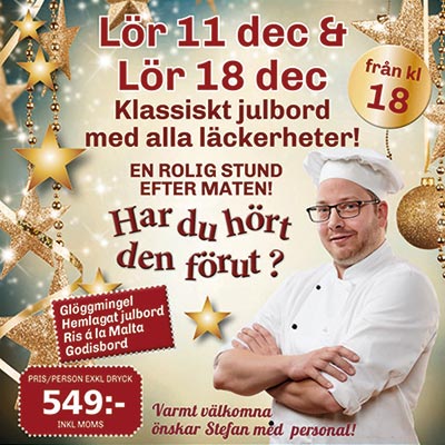 Julbord på Restaurang Borgen i OSBY | Julbordsportalen.se