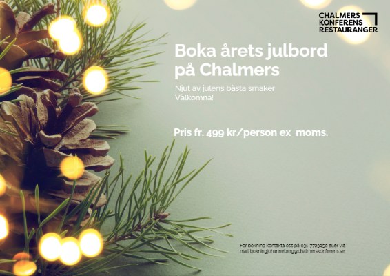 Julbord på Chalmers Konferens & Restauranger i GÖTEBORG | Julbordsportalen.se