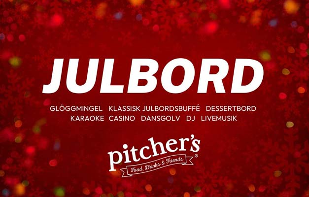 Julbord på Pitchers Eskilstuna i ESKILSTUNA | Julbordsportalen.se