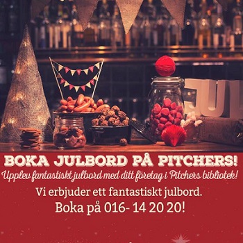 Julbord på Pitchers Eskilstuna i ESKILSTUNA | Julbordsportalen.se