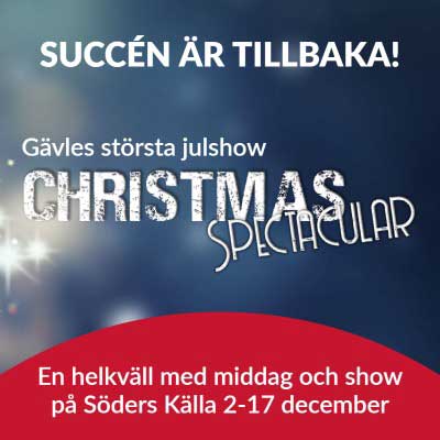 Julbord på Christmas-spectacular i GÄVLE | Julbordsportalen.se