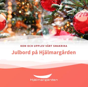 Julbord på Hjälmaregården i LÄPPE | Julbordsportalen.se