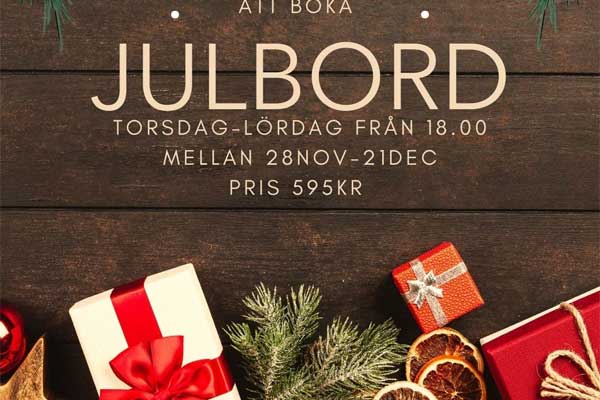 Julbord på Rum 35 i KUNGSBACKA | Julbordsportalen.se