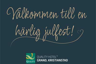 Julbord på Quality Hotel Grand Kristianstad i KRISTIANSTAD | Julbordsportalen.se