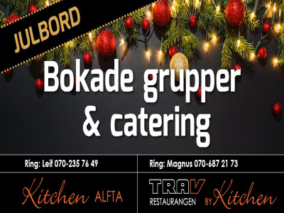 Julbord på Kitchen Alfta i ALFTA | Julbordsportalen.se