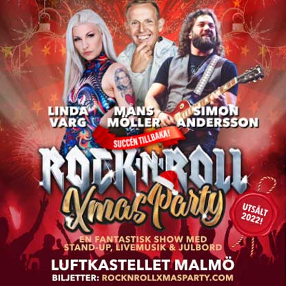 Julbord på Rock n Roll Christmas Party i MALMÖ | Julbordsportalen.se