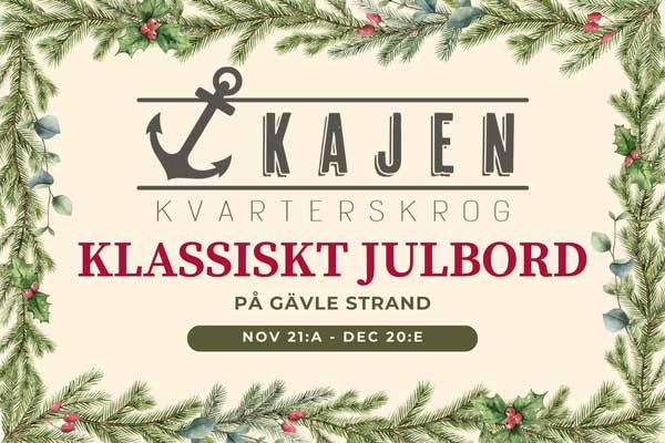 Julbord på Kajen i GÄVLE | Julbordsportalen.se