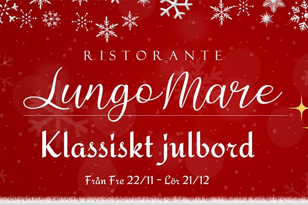 Julbord på Lungo Mare i GÄVLE | Julbordsportalen.se