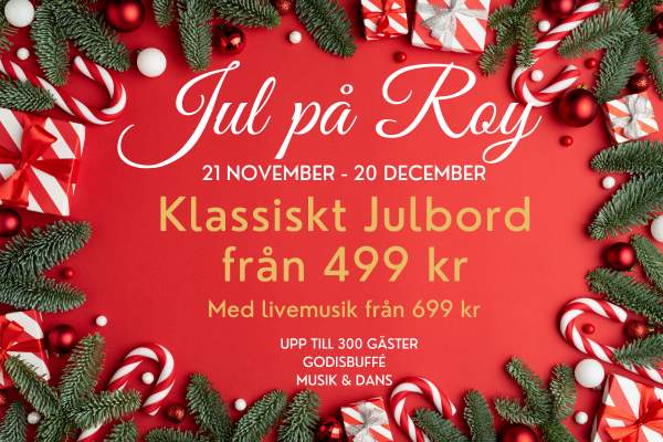 Julbord på Roy Restaurang i MÖLNDAL | Julbordsportalen.se