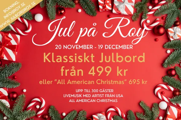 Julbord p&aring; Roy Restaurang i MÖLNDAL | Julbordsportalen.se