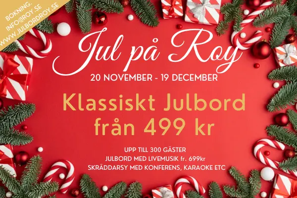 Julbord p&aring; Roy Restaurang i MÖLNDAL | Julbordsportalen.se