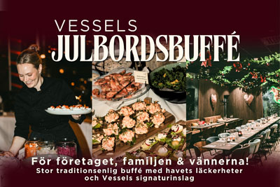 Vessels stora julbordsbuffé
