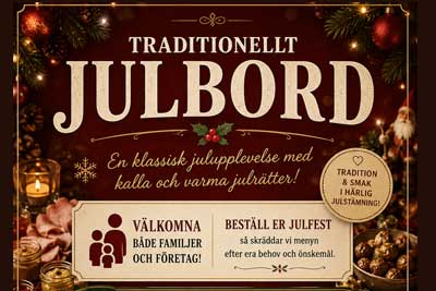 Julbord p&aring; Wärdshuset 2 Rum & Kök i SURAHAMMAR | Julbordsportalen.se