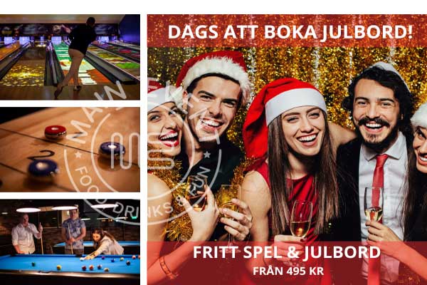 Julbord på Main Event i MJÖLBY | Julbordsportalen.se