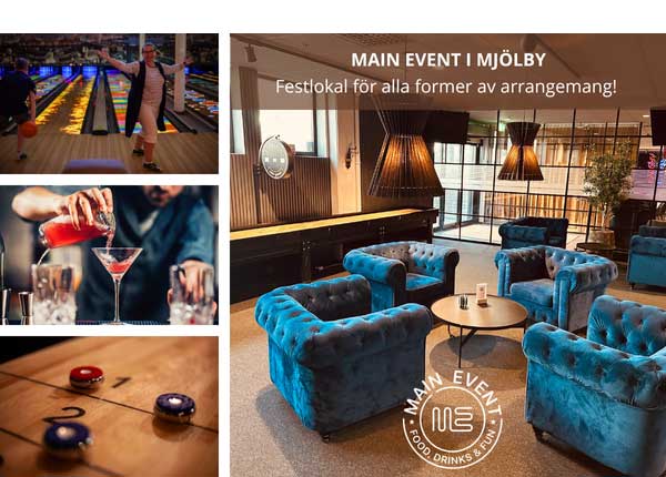 Julbord på Main Event i MJÖLBY | Sverigesfestlokaler.se