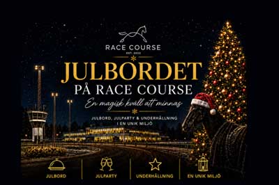 Julbord p&aring; Färjestads Travbana - Race Course i KARLSTAD | Julbordsportalen.se