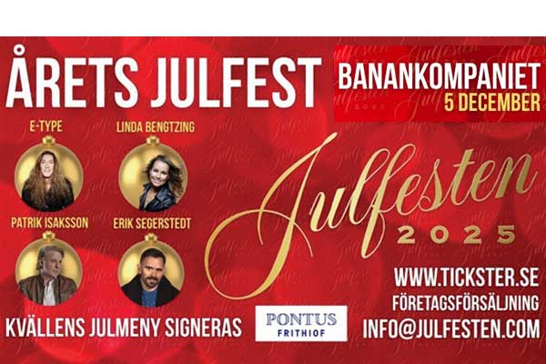 Julbord på Julfesten 2025 Stockholm i STOCKHOLM | Julbordsportalen.se