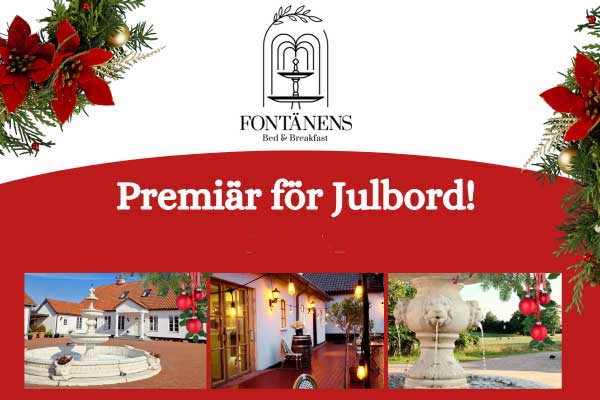 Julbord p&aring; Fontänens Gårdshotell i TRELLEBORG | Julbordsportalen.se